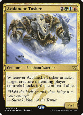 Avalanche Tusker [Khans of Tarkir] | Exor Games Truro