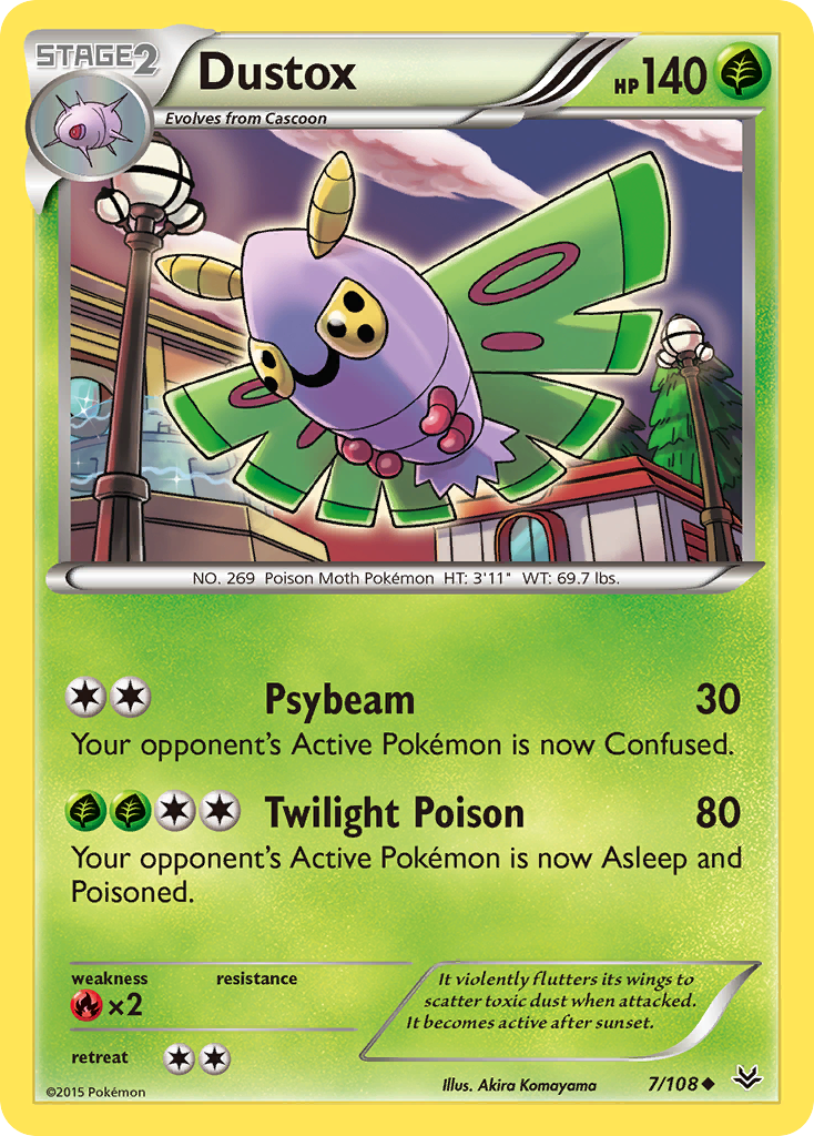 Dustox (7/108) [XY: Roaring Skies] | Exor Games Truro