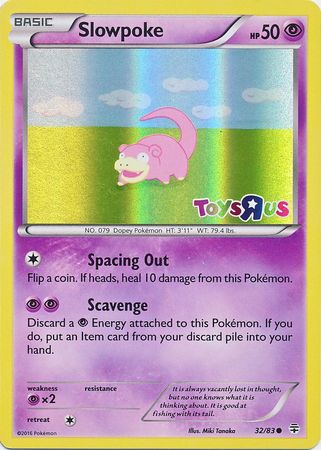 Slowpoke (32/83) (Toys R Us Promo) [XY: Generations] | Exor Games Truro