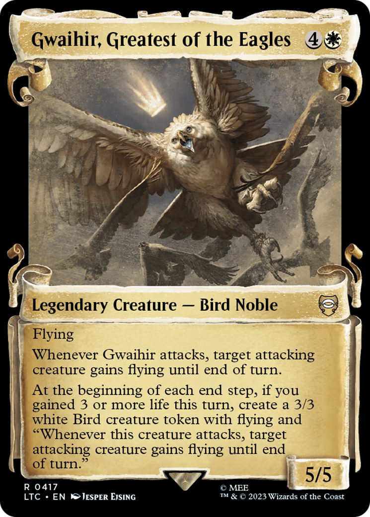 Gwaihir, Greatest of the Eagles [The Lord of the Rings: Tales of Middle-Earth Commander Showcase Scrolls] | Exor Games Truro