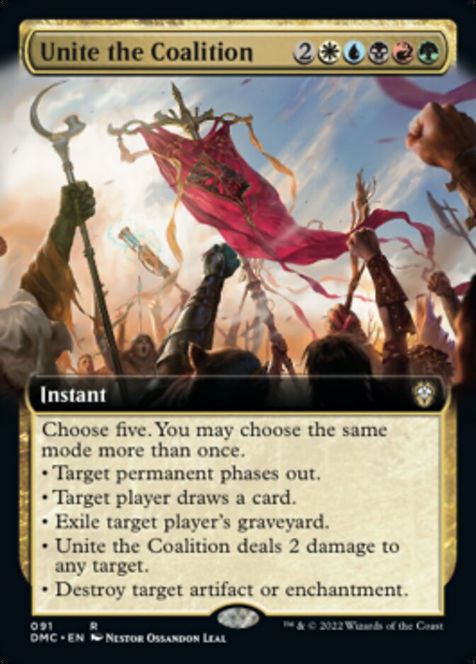 Unite the Coalition (Extended Art) [Dominaria United Commander] | Exor Games Truro
