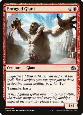 Enraged Giant [Aether Revolt] | Exor Games Truro