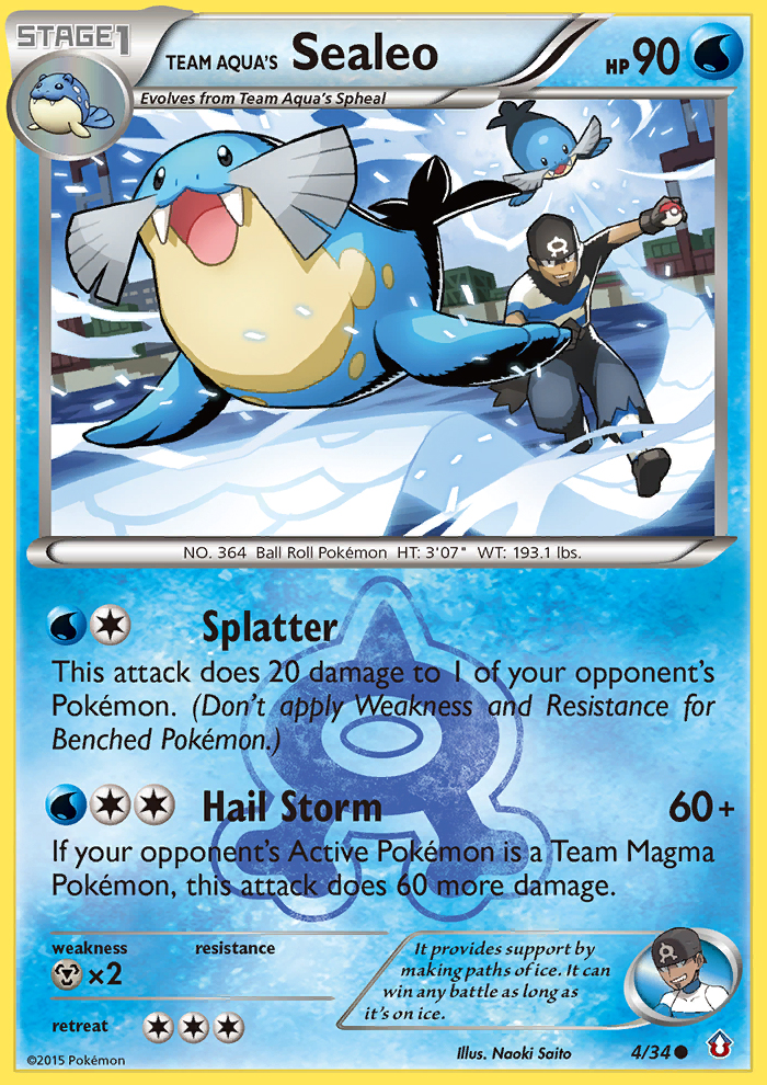 Team Aqua's Sealeo (4/34) [XY: Double Crisis] | Exor Games Truro