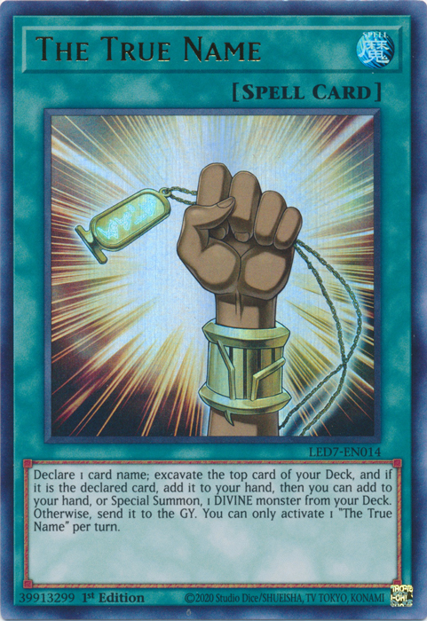 The True Name [LED7-EN014] Ultra Rare | Exor Games Truro