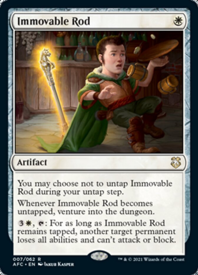 Immovable Rod [Dungeons & Dragons: Adventures in the Forgotten Realms Commander] | Exor Games Truro