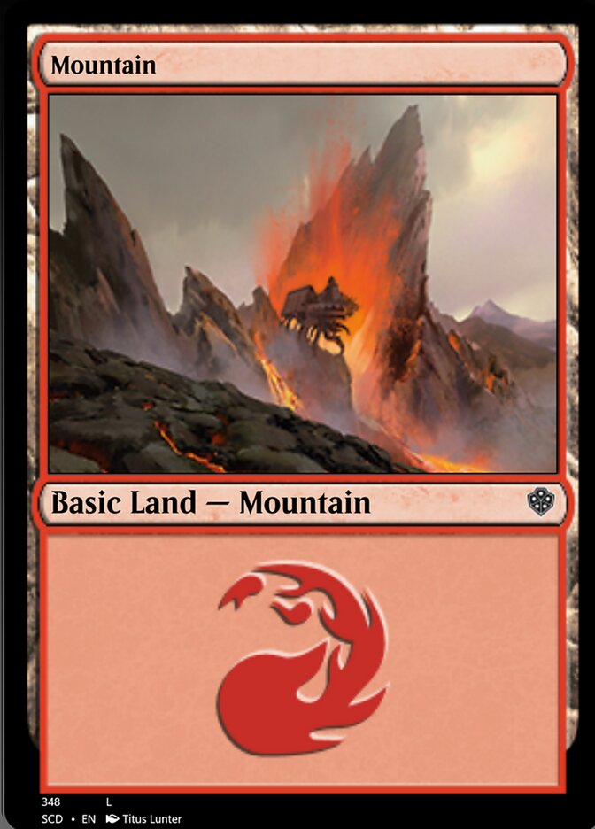 Mountain (348) [Starter Commander Decks] | Exor Games Truro