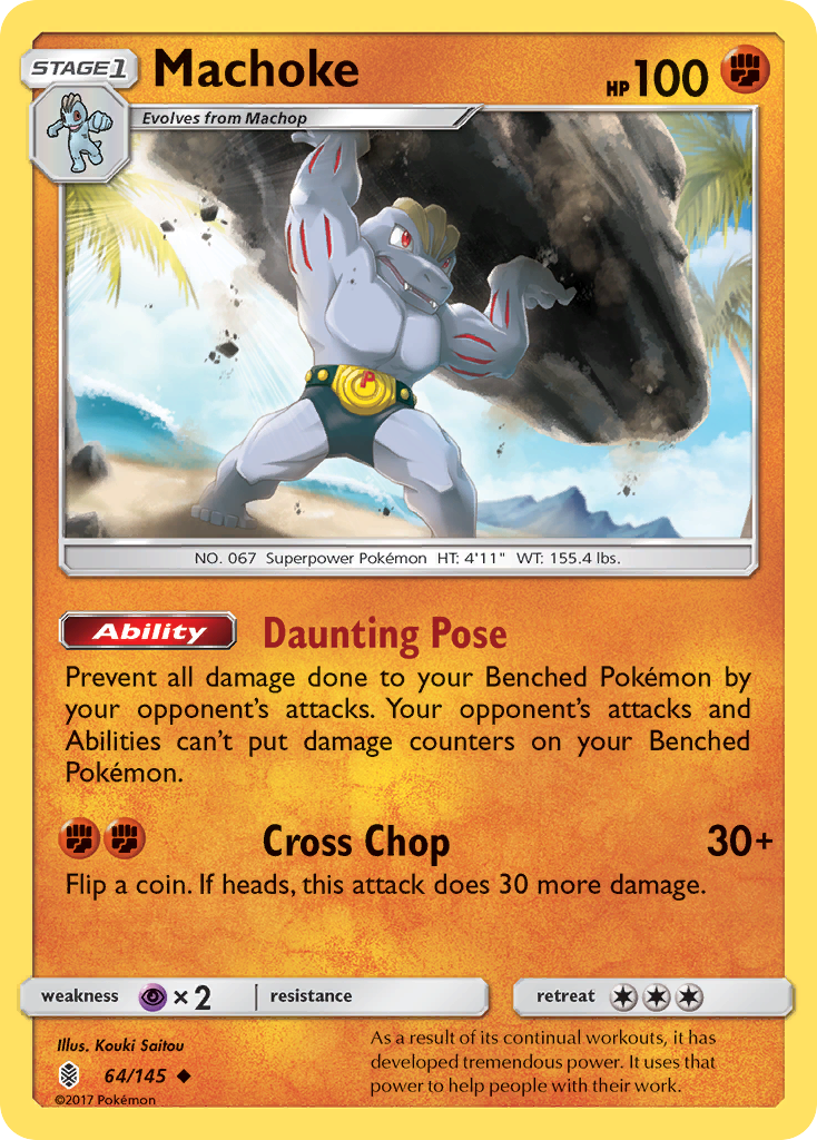 Machoke (64/145) [Sun & Moon: Guardians Rising] | Exor Games Truro