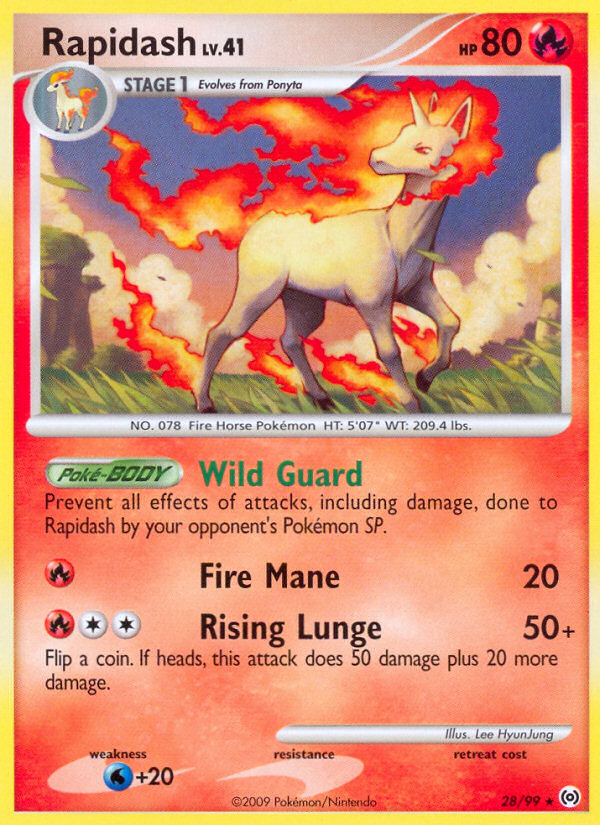 Rapidash (28/99) [Platinum: Arceus] | Exor Games Truro