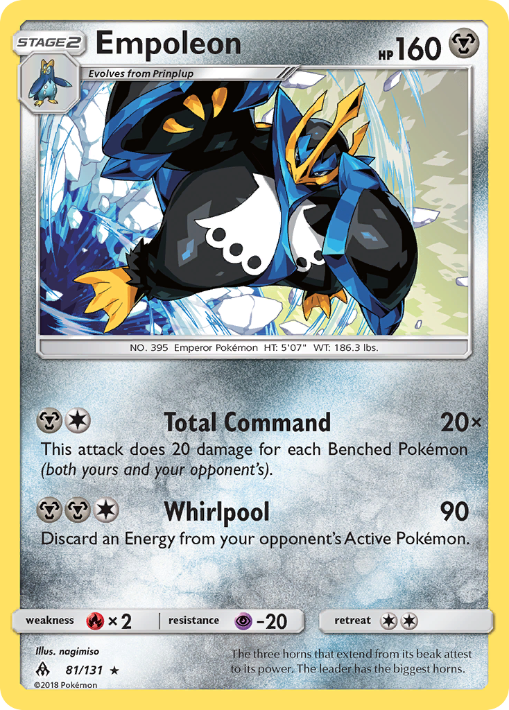 Empoleon (81/131) [Sun & Moon: Forbidden Light] | Exor Games Truro