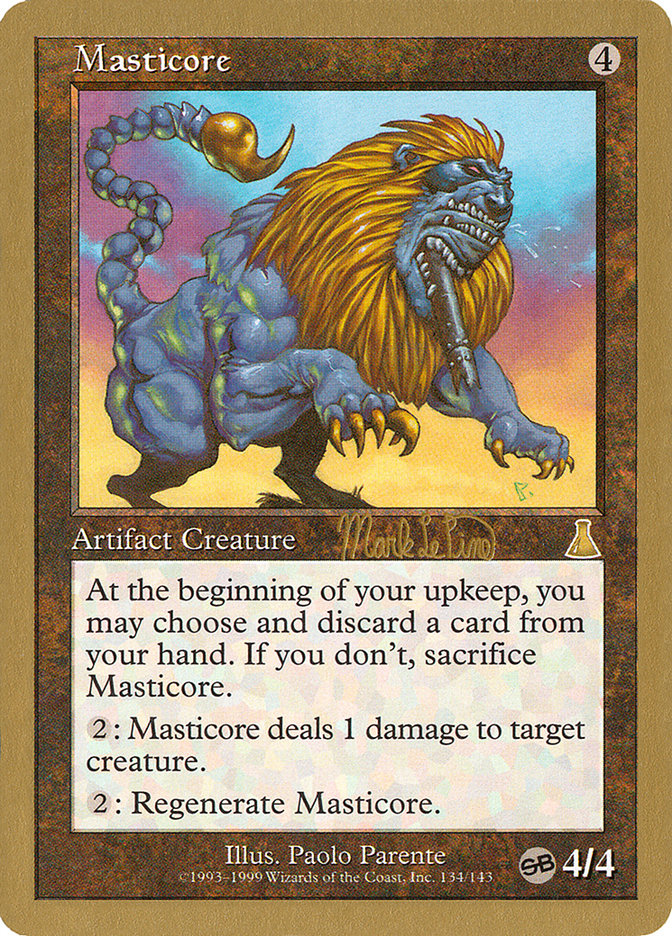 Masticore (Mark Le Pine) (SB) [World Championship Decks 1999] | Exor Games Truro