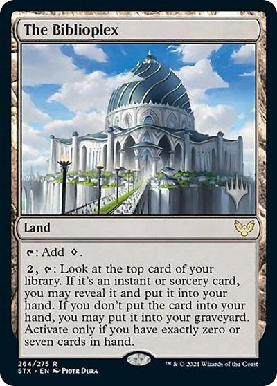 The Biblioplex (Promo Pack) [Strixhaven: School of Mages Promos] | Exor Games Truro