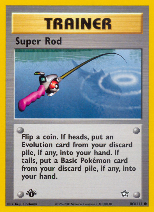 Super Rod (103/111) [Neo Genesis 1st Edition] | Exor Games Truro