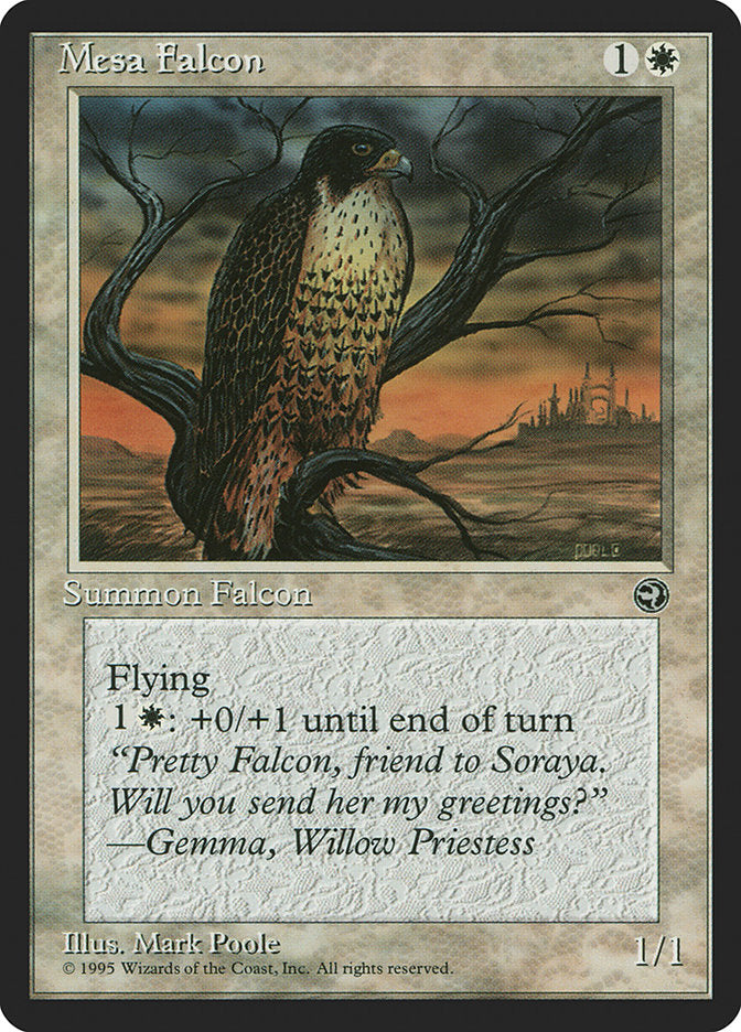 Mesa Falcon (Gemma Flavor Text) [Homelands] | Exor Games Truro