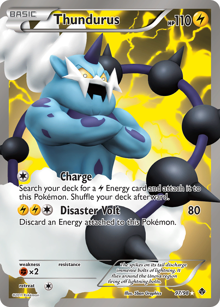 Thundurus (97/98) [Black & White: Emerging Powers] | Exor Games Truro