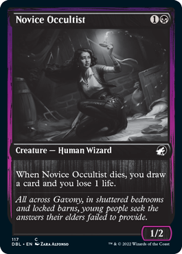 Novice Occultist [Innistrad: Double Feature] | Exor Games Truro