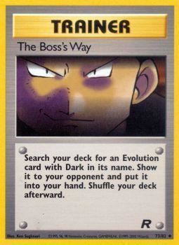 The Boss's Way (73/82) [Team Rocket Unlimited] | Exor Games Truro