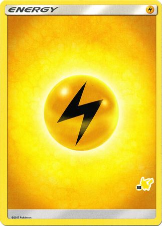 Lightning Energy (Pikachu Stamp #35) [Battle Academy 2020] | Exor Games Truro