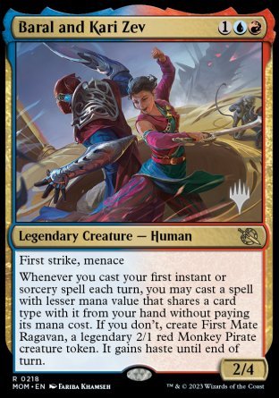 Baral and Kari Zev (Promo Pack) [March of the Machine Promos] | Exor Games Truro