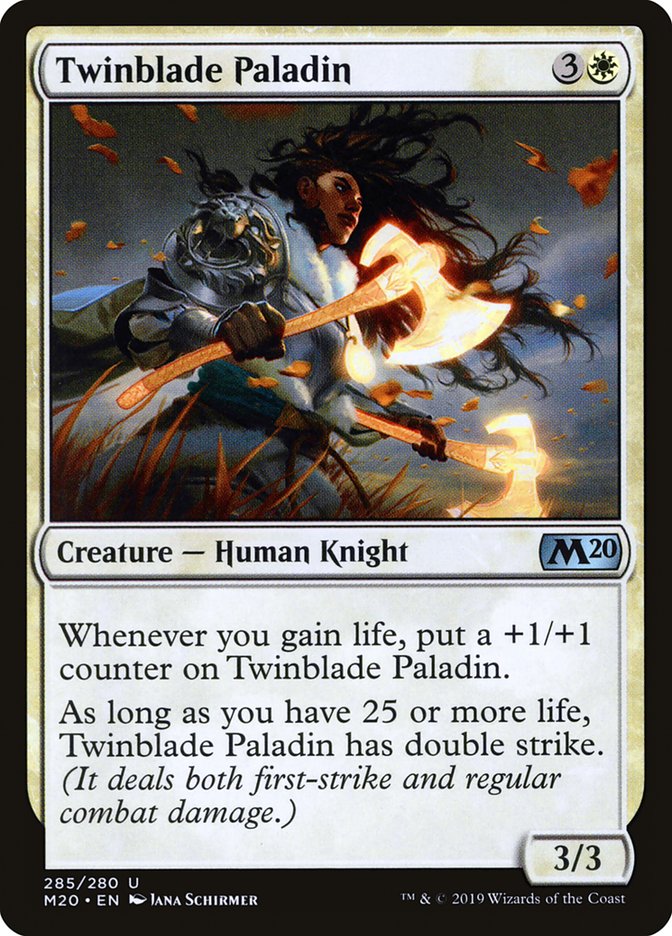 Twinblade Paladin [Core Set 2020] | Exor Games Truro