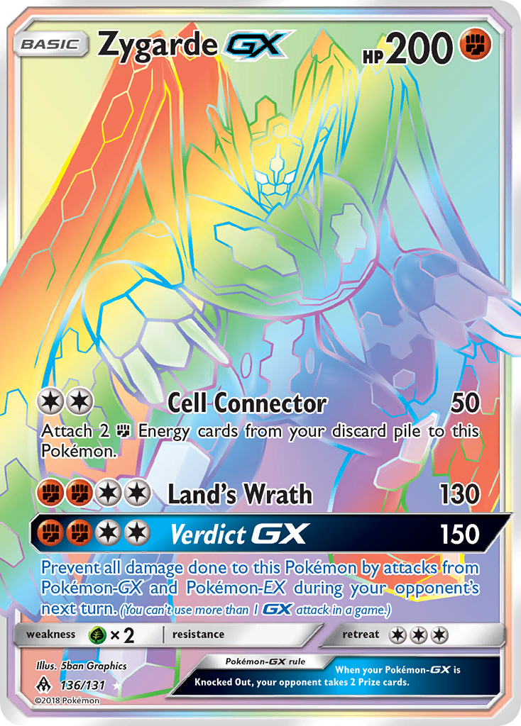 Zygarde GX (136/131) [Sun & Moon: Forbidden Light] | Exor Games Truro