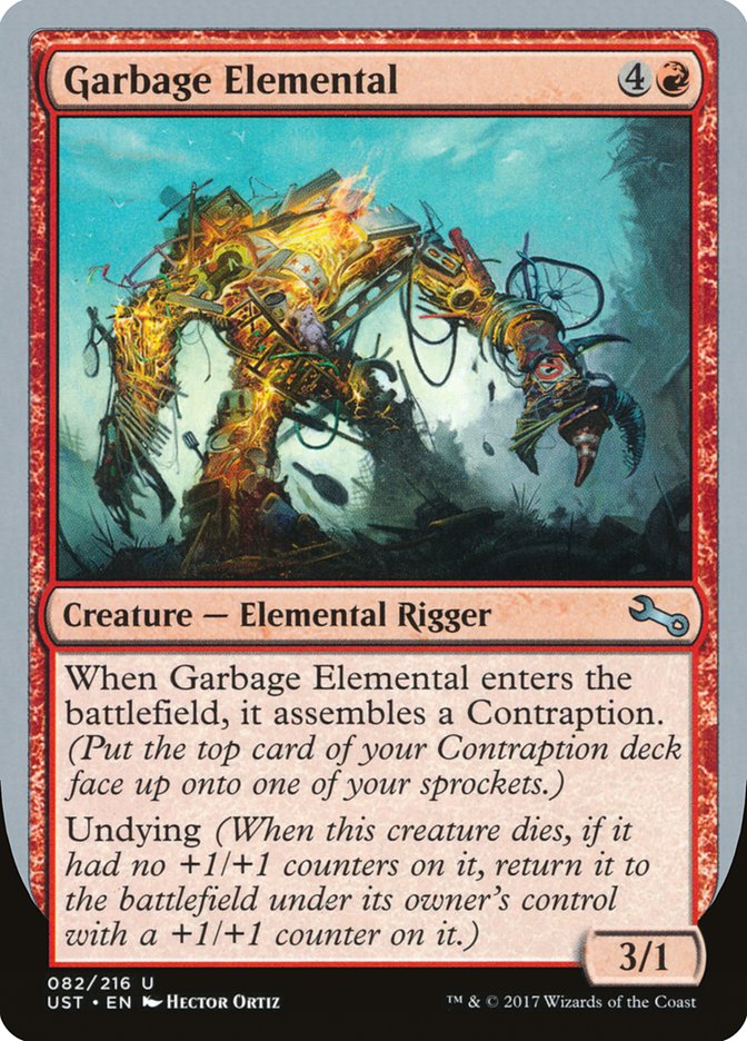 Garbage Elemental (3/1 Creature) [Unstable] | Exor Games Truro