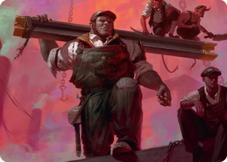 The Beamtown Bullies Art Card [Streets of New Capenna Art Series] | Exor Games Truro