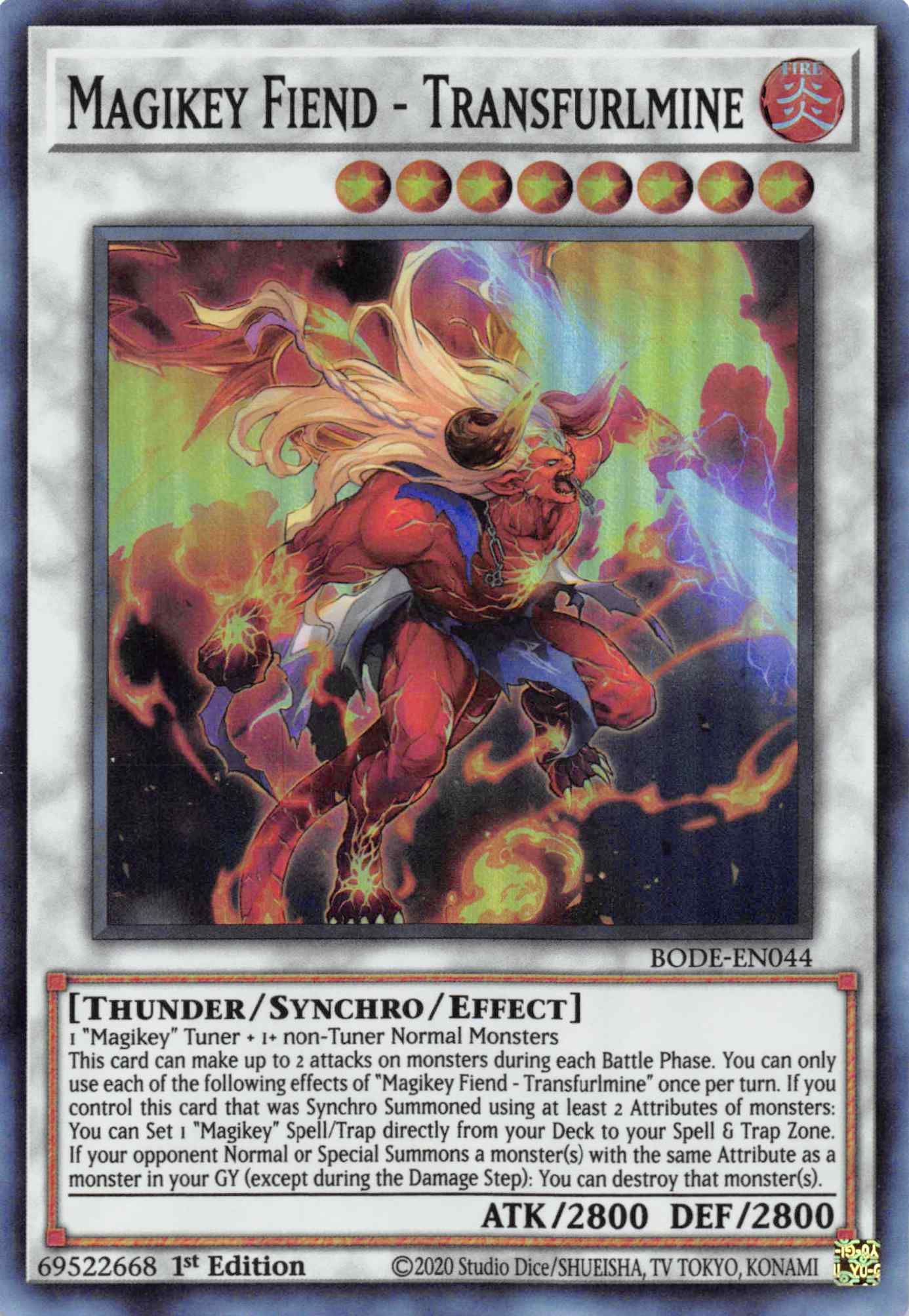 Magikey Fiend - Transfurlmine [BODE-EN044] Super Rare | Exor Games Truro