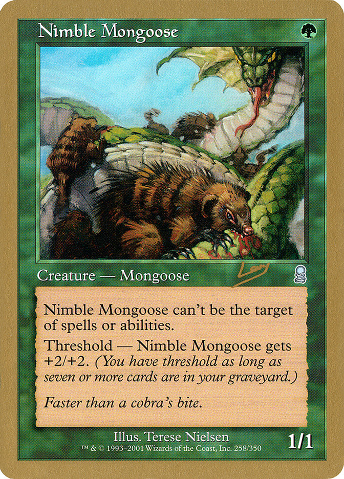 Nimble Mongoose (Raphael Levy) [World Championship Decks 2002] | Exor Games Truro