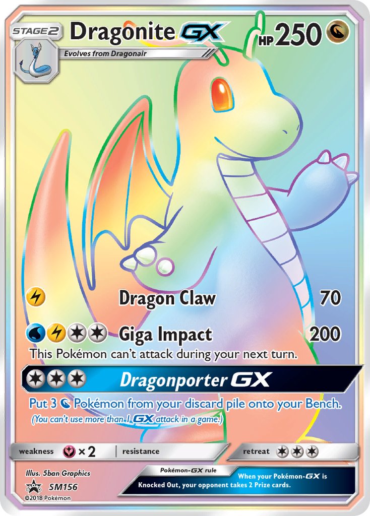 Dragonite GX (SM156) (Jumbo Card) [Sun & Moon: Black Star Promos] | Exor Games Truro