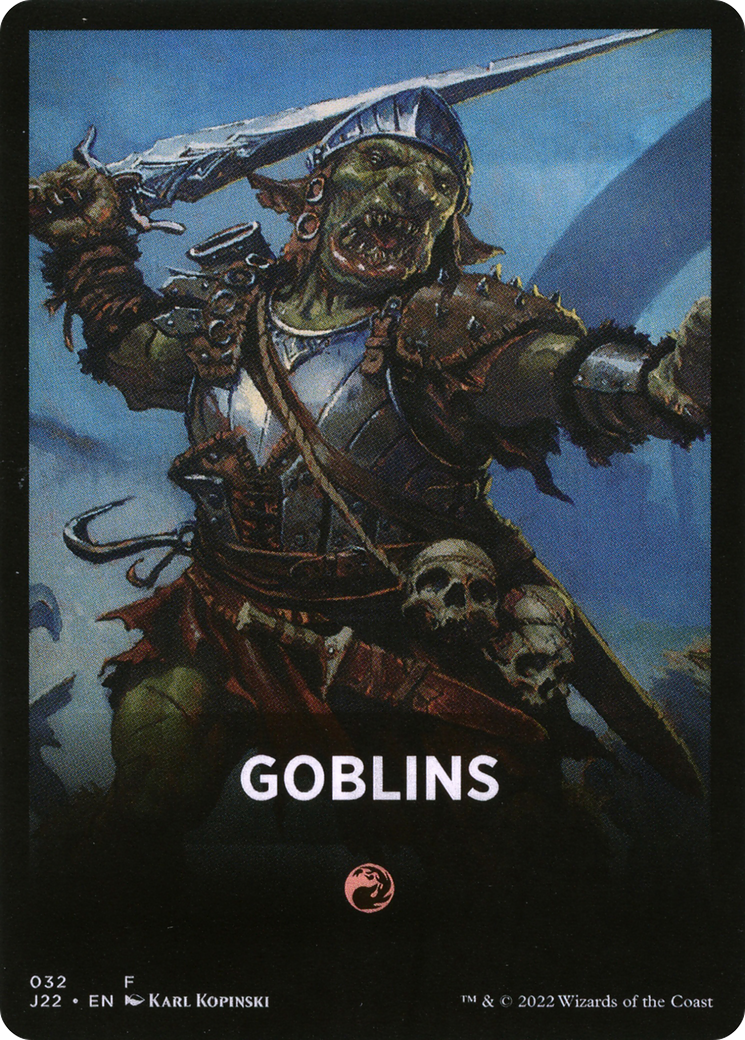 Goblins Theme Card [Jumpstart 2022 Front Cards] | Exor Games Truro