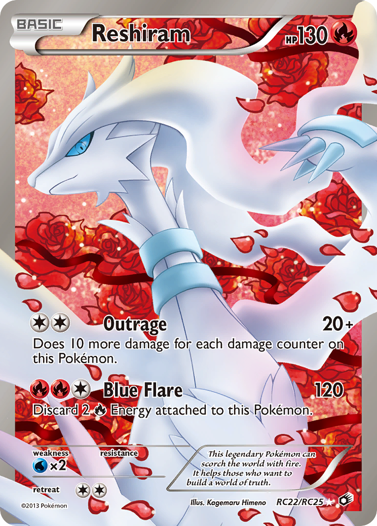Reshiram (RC22/RC25) [Black & White: Legendary Treasures] | Exor Games Truro