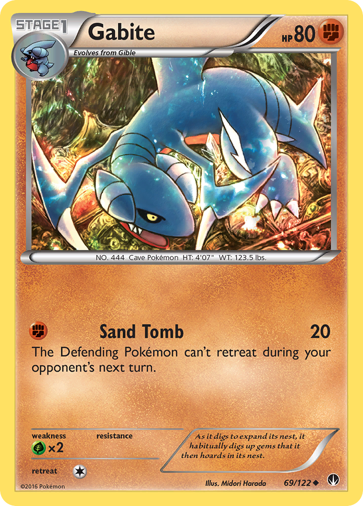 Gabite (69/122) [XY: BREAKpoint] | Exor Games Truro