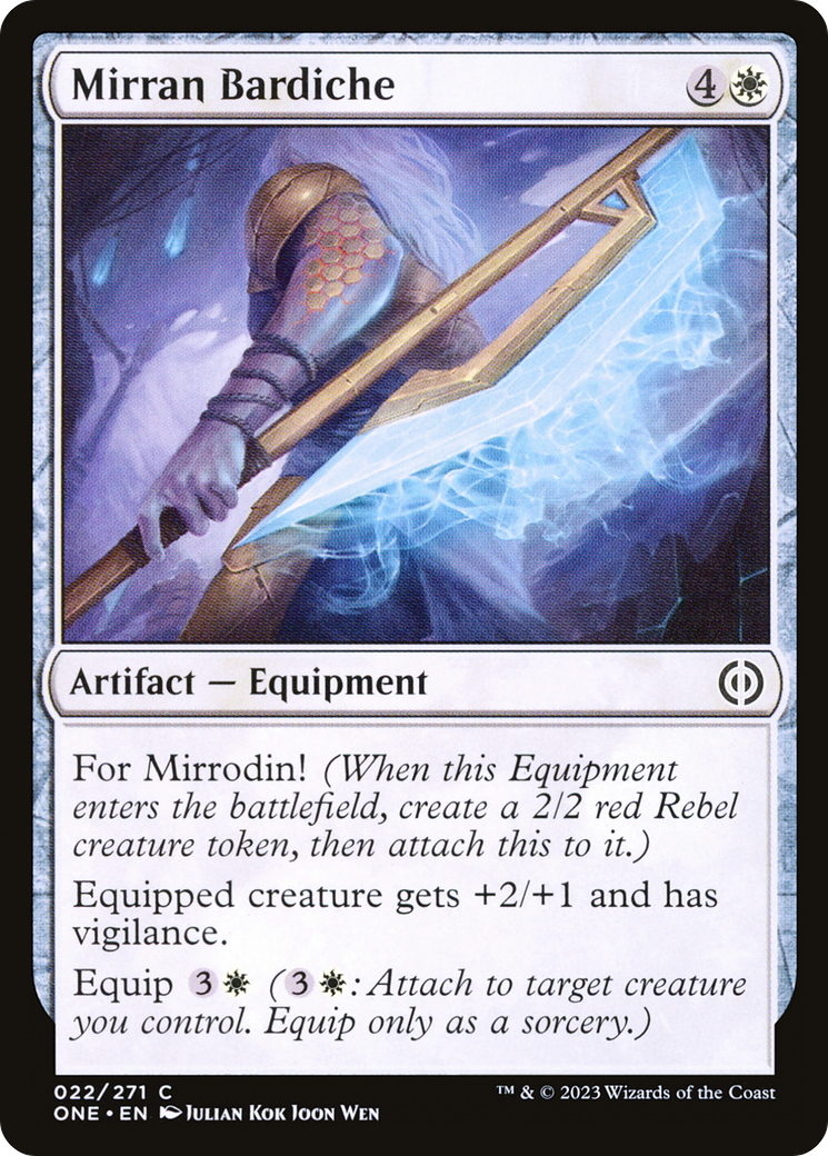 Mirran Bardiche [Phyrexia: All Will Be One] | Exor Games Truro