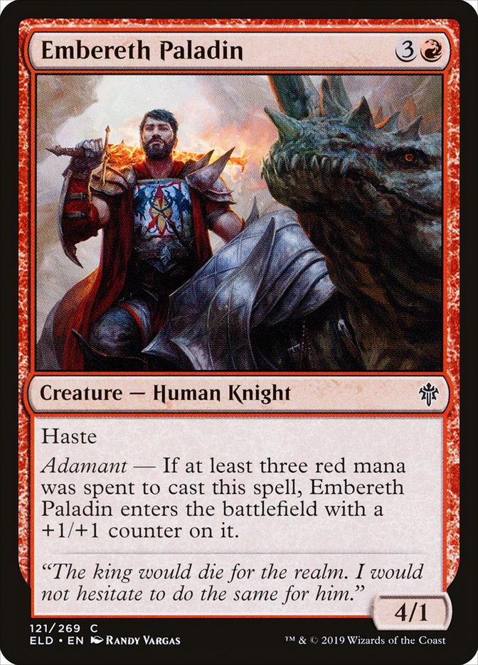 Embereth Paladin [Throne of Eldraine] | Exor Games Truro
