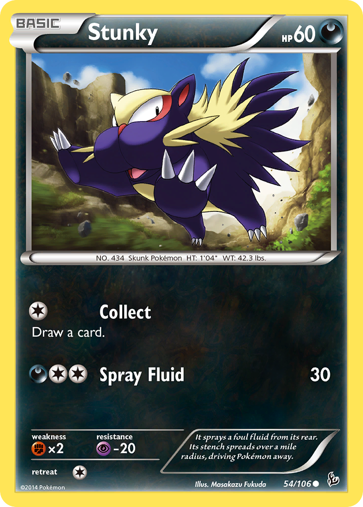 Stunky (54/106) [XY: Flashfire] | Exor Games Truro