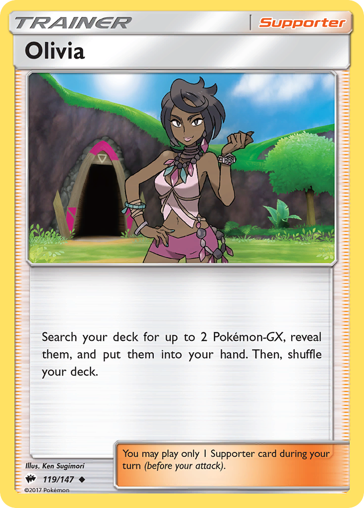 Olivia (119/147) [Sun & Moon: Burning Shadows] | Exor Games Truro