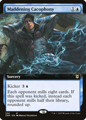Maddening Cacophony (Extended Art) [Zendikar Rising] | Exor Games Truro