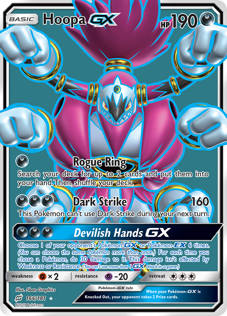 Hoopa GX (166/181) [Sun & Moon: Team Up] | Exor Games Truro