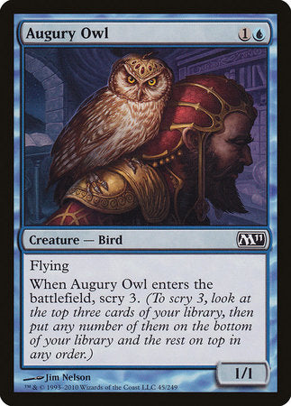 Augury Owl [Magic 2011] | Exor Games Truro