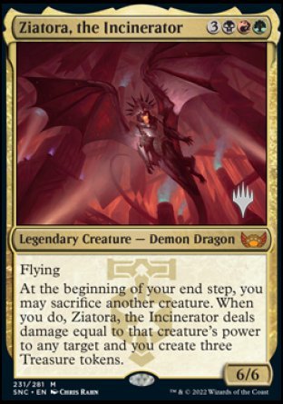 Ziatora, the Incinerator (Promo Pack) [Streets of New Capenna Promos] | Exor Games Truro