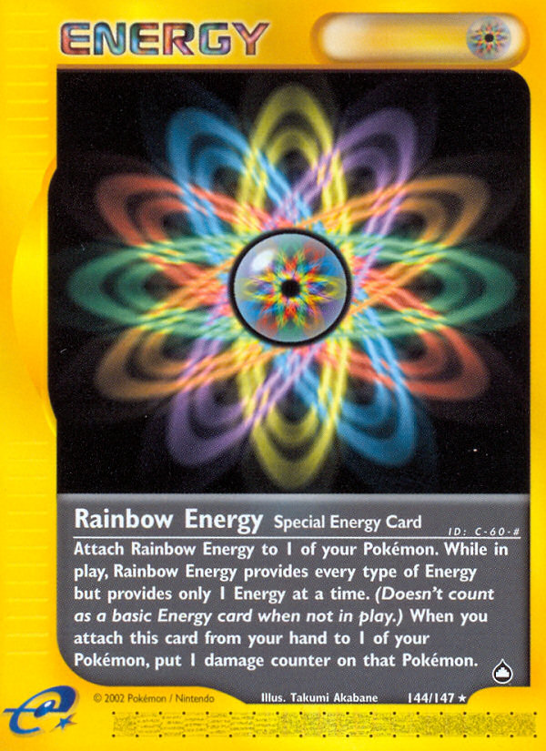 Rainbow Energy (144/147) [Aquapolis] | Exor Games Truro