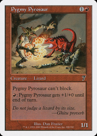 Pygmy Pyrosaur [Seventh Edition] | Exor Games Truro