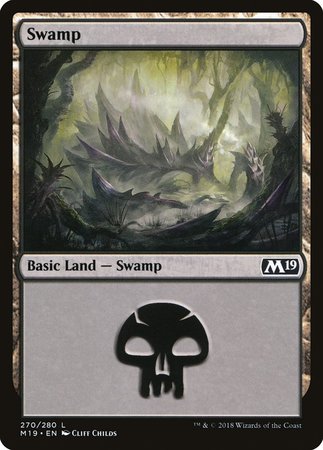 Swamp (270) [Core Set 2019] | Exor Games Truro