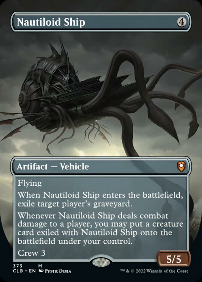 Nautiloid Ship (Borderless Alternate Art) [Commander Legends: Battle for Baldur's Gate] | Exor Games Truro