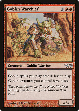 Goblin Warchief [Duel Decks: Elves vs. Goblins] | Exor Games Truro
