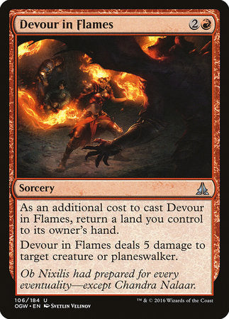 Devour in Flames [Oath of the Gatewatch] | Exor Games Truro