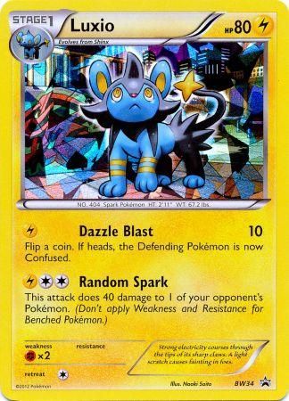 Luxio (BW34) (Cracked Ice Holo) [Black & White: Black Star Promos] | Exor Games Truro