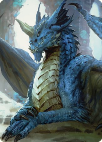 Young Blue Dragon Art Card [Commander Legends: Battle for Baldur's Gate Art Series] | Exor Games Truro