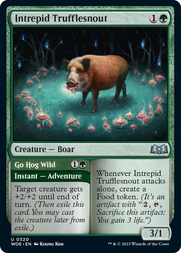 Intrepid Trufflesnout // Go Hog Wild [Wilds of Eldraine] | Exor Games Truro