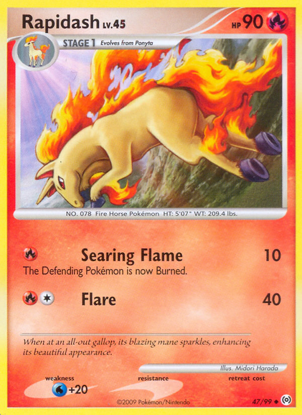 Rapidash (47/99) [Platinum: Arceus] | Exor Games Truro